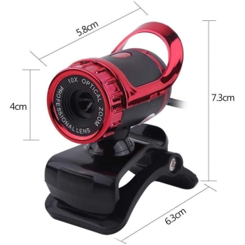 USB 2.0 12-megapikselowa przypinana kamera internetowa